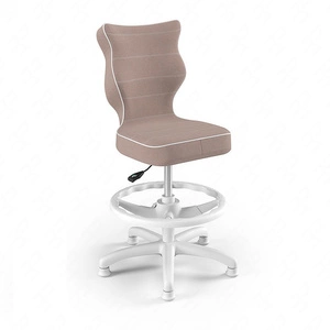 Petit lavendel rosa Schreibtischstuhl für Körpergröße 119-142 cm ergonomischer Drehstuhl mit Fußstütze