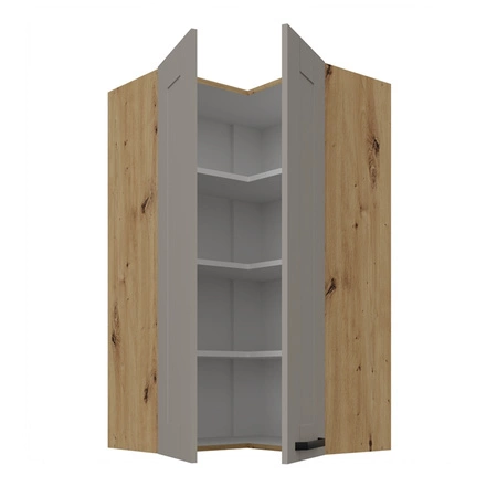 Linosa 60x60 GN-108 2F Eck-Küchenoberschrank dampf-, hitze- und auslaufsicherer Schrank