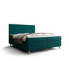 Boxspringbett Bing 160x200 türkis im modernen skandinavischen Stil mit markantem Kopfteil
