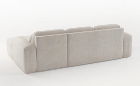 Ecksofa mit Schlaffunktion Arbon graue Esche rechte Ecke modernes Design mit besonderer Form weicher Stoff