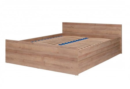 Bett Simple 160x200 cm Eiche riviera funktionelles Möbelstück für ein Schlafzimmer oder Jugendzimmer