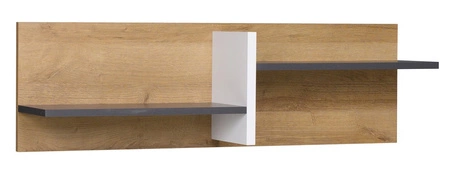 Möbelset Memone goldene Eiche / weiß / graphit modernes Design stilvolles Möbelset für Kinderzimmer im skandinavischen Stil