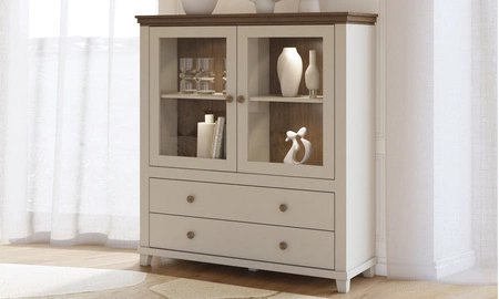 Kommode Evora 126 cm beige / Eiche dunin wird die Liebhaber von ausdrucksstarken Interieurs begeistern, ideal für das Wohn- oder Esszimmer