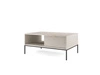 Couchtisch Lovro beige mit Schubladen modernes Design auslaufsichere Platte