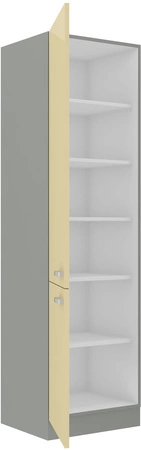 Karmen Eck-Küchenmöbel-Set 260x270 cm glänzende Fronten Schrank-Stil wird das Innere einer jeden Küche passen