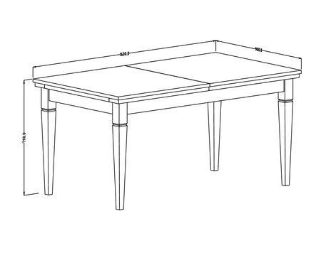 Klapptisch Evora 90x160-240 cm Eiche graubraun Attraktives Design und Funktionalität werden Liebhaber ausdrucksstarker Innenräume begeistern
