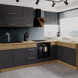 Eck-Küchenmöbelset Valico 270x150 cm ideal für klassische und moderne Innenräume