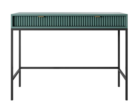 Konsolentisch Lovro pastellgrün mit Schubladen ein stilvolles und funktionelles Möbelstück für den Flur, Wohnzimmer oder Büro