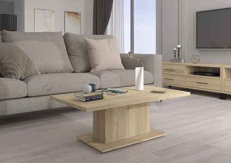 Andover Couchtisch Eiche sonoma helles modernes Möbeldesign auslaufsichere Platte