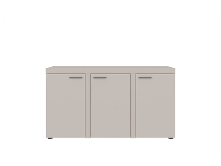 Kommode Rene 149 cm sandbeige schlichtes Design Kommode für Wohnzimmer oder Schlafzimmer minimalistisches und universelles Design