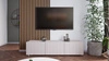 RTV Schrank Colder 150 cm beige mit Möglichkeit der Aufhängung stilvolle geriffelte Front elegante Form der Möbel im modernen Stil