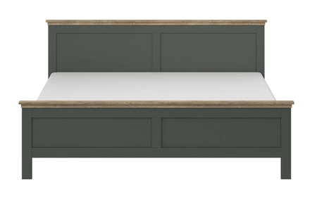 Evora Schlafzimmermöbel-Set Flaschengrün / Eiche lefkas ausdrucksstarke Farben Schlafzimmermöbel-Set im klassischen Stil