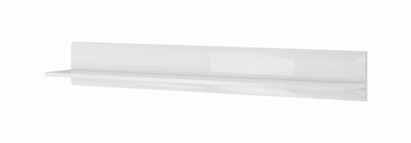 Tulsa Wohnzimmermöbel-Set in weiß / weiß glänzend unkonventionelle und praktische Möbel, die optisch attraktiv und funktional sind