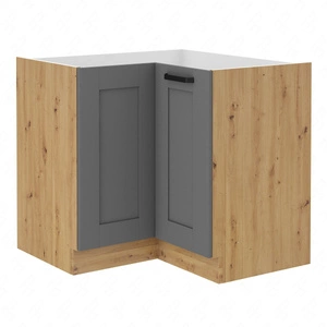 Eck-Küchenschrank Asti 90x90 DN 1F BB dampf-, temperatur- und spritzwasserbeständiger Schrank
