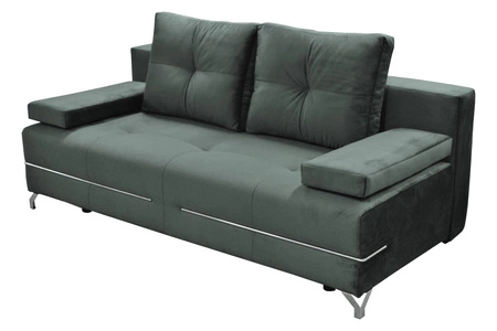 Sofa mit Schlaffunktion Austin brauner moderner Plüschstoff garantiert höchsten Komfort und Funktionalität