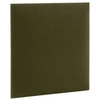 Polsterpaneel Quadra 40x40 cm oliv stilvolles Wandpaneel quadratischer Veloursstoff modisches Finish für jede Einrichtung