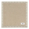 Polsterpaneel Quadra 40x40 cm creme stilvolles Wandpaneel quadratischer Veloursstoff modisches Finish für jede Einrichtung