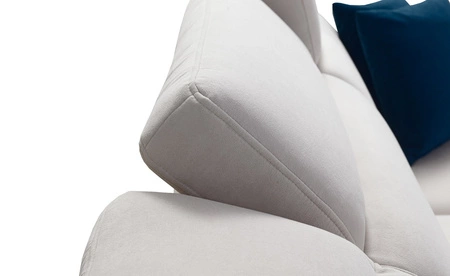 Ecksofa mit Schlaffunktion Kelly Sleek VI braun rechte Seite modernes Design Ecksofa für Wohnzimmer mit verstellbaren Kopfstützen