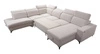 Ecksofa mit Schlaffunktion Kelly Sleek X grau rechtes extrem elegantes Ecksofa für Wohnzimmer mit verstellbaren Kopfstützen