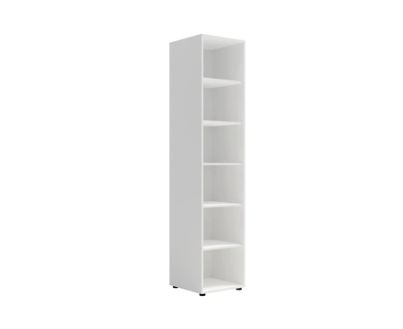 Bücherregal Maxione 45 cm weiß funktionelles Bücherregal ideal für Jugendzimmer oder Büro einfaches und universelles Design