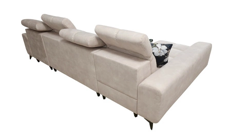 Ecksofa mit Schlaffunktion Buffalo XII gelb links stilvolles und funktionelles Ecksofa mit Bettkasten
