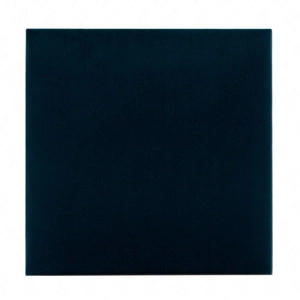 Polsterpaneel Quadra 40x40 cm marineblau stilvolles Wandpaneel quadratischer Veloursstoff modisches Finish für jede Einrichtung