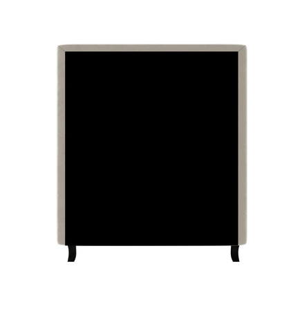 Boxspringbett Melba 120x200 beige Bett im modernen skandinavischen Stil mit gepolstertem Kopfteil Bett mit Staukasten