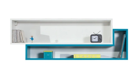 Mobi 7 Kindermöbel-Set weiß/türkis ideal für ein Jugend- oder Kinderzimmer im trendigen Stil