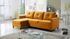 Ecksofa mit Schlaffunktion Terni gelb links Praktisches und funktionelles Ecksofa mit geräumigen Behältern für Bettzeug