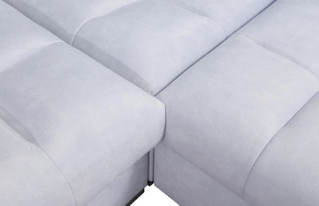 Ecksofa mit Schlaffunktion Luigi XII marineblau linke stilvolles Ecksofa für das Wohnzimmer in einer minimalistischen und eleganten Ausführung