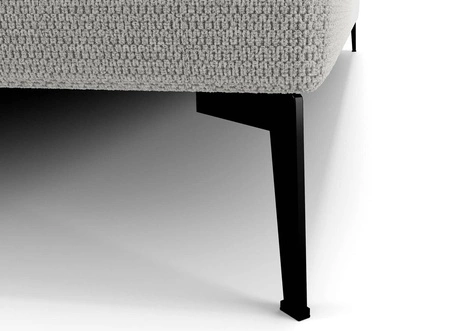 Boxspringbett Irvine 160x200 graue Esche stilvolles Bett mit Bettzeugablage komfortables Kopfteil begeistert durch sein elegantes Design