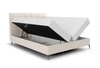 Boxspringbett Irvine 140x200 beige Stilvolles Bett mit Bettzeugablage und hohem Kopfteil besticht durch sein elegantes Design