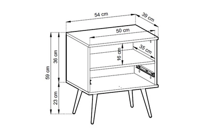 Luxus Nachttisch mit Schublade schwarz elegantes Design Schrank mit Gold trim Schrank auf Gold Metall Beine unterstützt