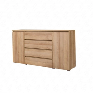 Kommode Simple 184 cm Eiche riviera Funktionsmöbel für das Jugendzimmer Wohnzimmer oder Büro