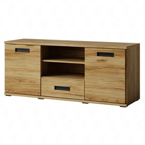 TV Schrank Penelope 138 cm Eiche Katanien Originalfarben ideal für Wohnzimmer oder Sitzungssaal