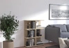 Bücherregal Even 84 cm Eiche hell sonoma ideales Bücherregal für Büro, Arbeitszimmer oder Jugendzimmer hochwertige Verarbeitung