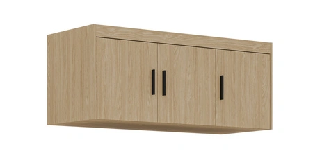 Rene Garderobenerweiterung 133 cm Eiche geölt Funktionsschrank vergrößert den Stauraum für Kleidung, Schuhe oder Accessoires