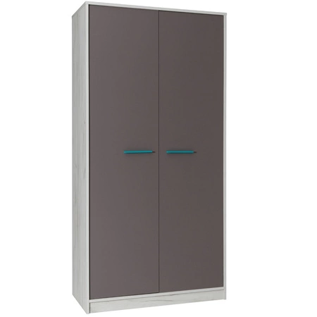 Rest Jugendmöbel Set in Eiche Handwerk weiß / Esche ideal für ein Jugendzimmer in einem trendigen und modernen Stil