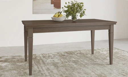 Klapptisch Evora 90x160-240 cm Eiche graubraun Attraktives Design und Funktionalität werden Liebhaber ausdrucksstarker Innenräume begeistern