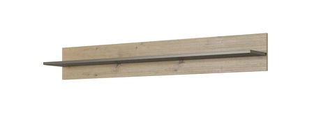 Regal Adria 138 cm Eiche artisan / grau graphit modernes Möbeldesign hochwertige Regalkante mit Spezialfurnier verarbeitet