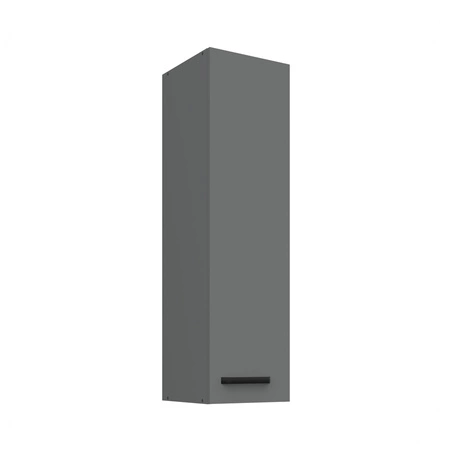 Verdi 30 G-108 1F Küchenwandschrank feuchtigkeits- und beschädigungsbeständiger Schrank schwarze Metallgriffe