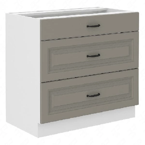 Stehender Küchenschrank mit Schubladen Kastos 80 D 3S BB dampf- hitze- und spritzwasserbeständiger Schrank