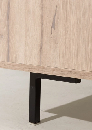 Couchtisch Estan Eiche estana hell / anthrazit modernes Design auslaufsichere Platte