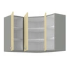 Karmen 89x89 GN-72 3F Eck-Hängeschrank für die Küche, resistent gegen Dampf, hohe Temperaturen und Verschüttungen