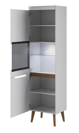 53 cm Atka 53 cm Artisan Eiche / Schwarz modernes skandinavisches Design mit sanft schließendem Türsystem