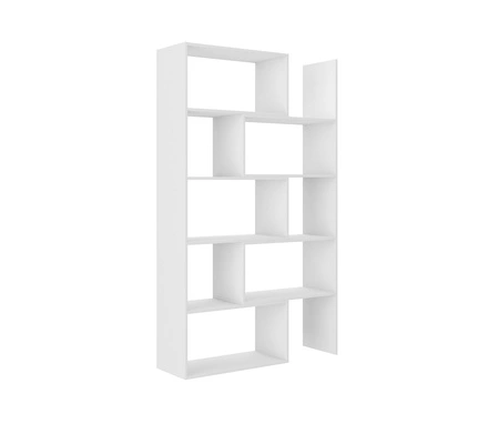 Hohes Bücherregal Carl weiß ideales Bücherregal für ein Büro, Arbeitszimmer oder Jugendzimmer mit der Möglichkeit der Erweiterung