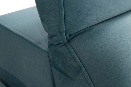 Kelly Sofa mit Schlaffunktion dunkelbeige stilvolles Wohnzimmersofa mit einfachem Design verstellbare Kopfstützen Veloursstoff