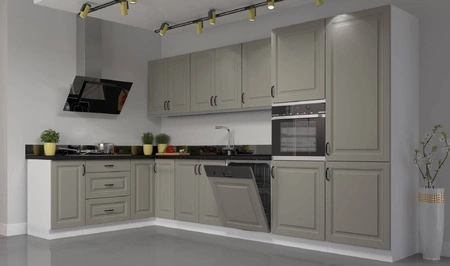 Eck-Küchenschrank Kastos 90x90 DN 2F BB dampf-, temperatur- und spritzwasserbeständiger Schrank