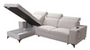 Ecksofa mit Schlaffunktion Kelly Sleek grau Esche links geflochten bequem und funktional Ecksofa für Wohnzimmer