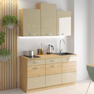  Küchenmöbelset Arton 150 cm Schränke sehen toll aus in klassischen und modernen Interieurs